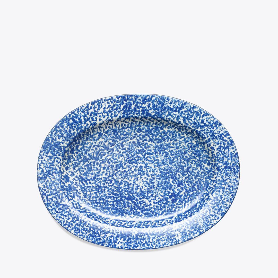 Tory Burch Spongeware Oval Serving Platter | Tory Burch (US)