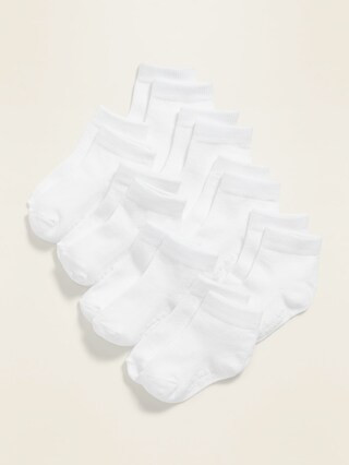 Unisex Crew Socks 8-Pack For Toddler & Baby | Old Navy (US)