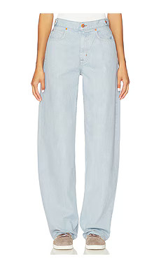 SLVRLAKE Cassie Wide Leg Jeans in Mirror Lake from Revolve.com | Revolve Clothing (Global)
