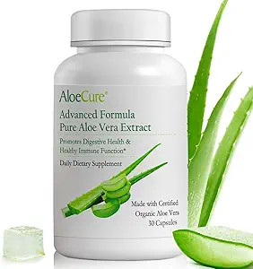 Aloe Vera Capsules, Made with Organic Aloe Vera to Gently Support Gut Health & Digestive Comfort,... | Amazon (US)