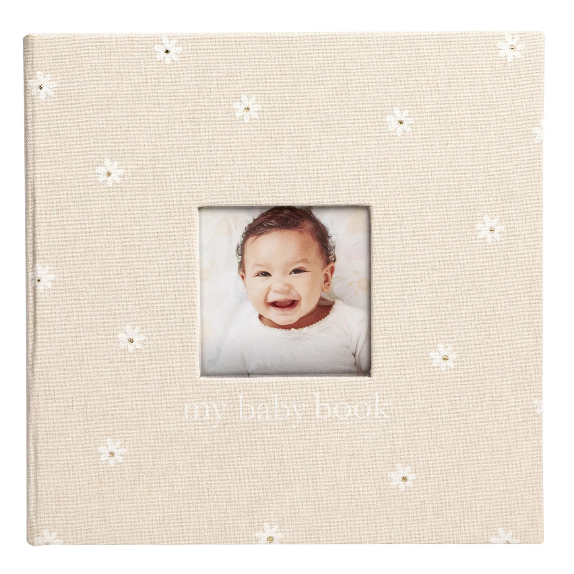 Pearhead Linen Daisy Print Baby Memory Scrapbook | Kohl's