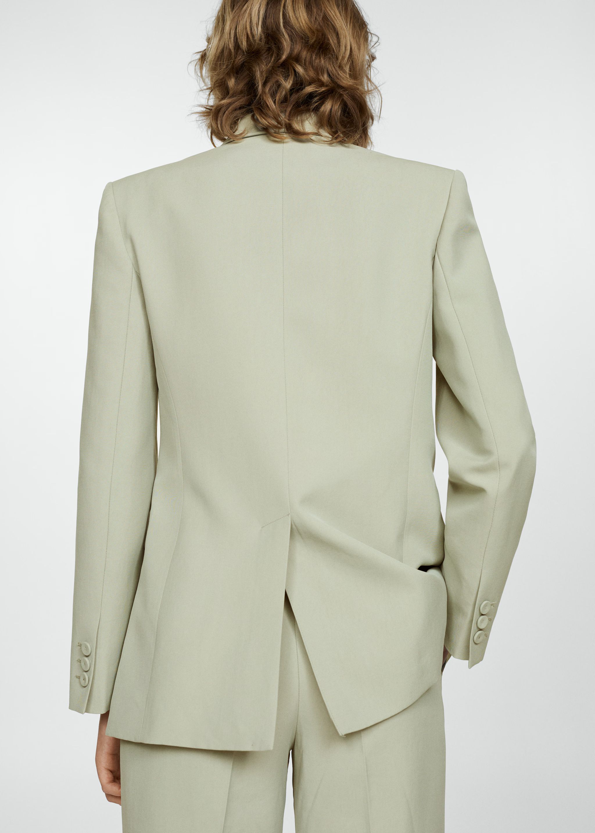 Lyocell suit blazer - Woman | MANGO USA | MANGO (US)