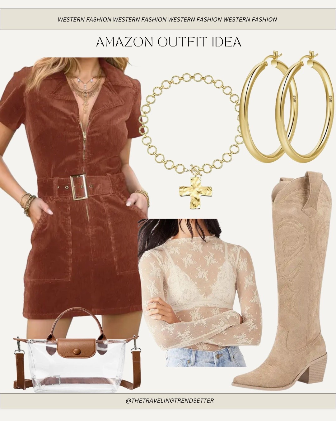 Amazon fashion fall outfit idea, country concert, outfit idea, western fashion, suede cowgirl boots for fall, gold jewelry, dress clear bag for Concerts


#LTKFindsUnder50 #LTKStyleTip #LTKFindsUnder100