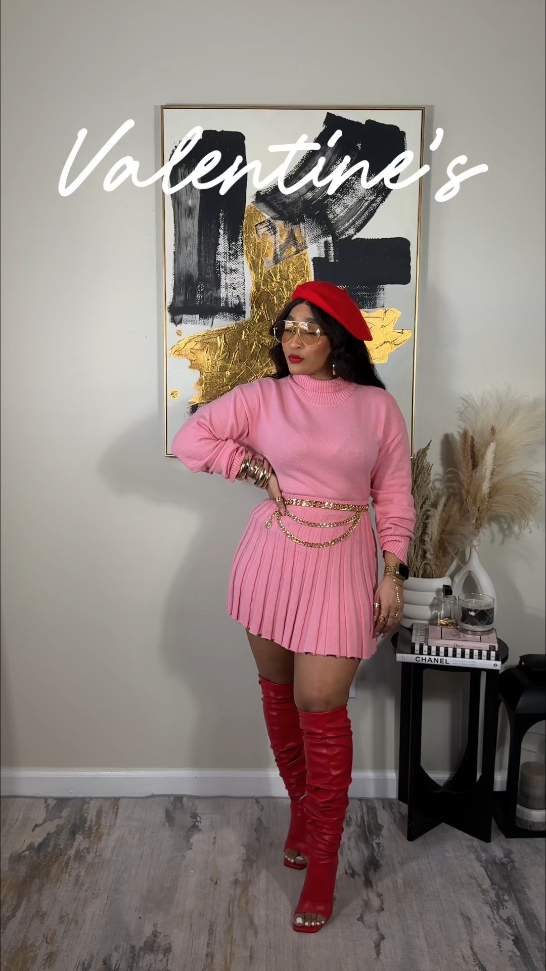 Here’s 4 semi-casual Valentine’s Day looks babe!! Also perfect for Galentine’s events! From skirt sets to denim looks…which is your fav?

Pink set: Small
Red set: Medium 
Red hearts sweater: Medium 
Denim skirt: Medium 
#valentinesdayoutfits


#LTKootd #LTKFindsUnder100 #LTKFindsUnder50