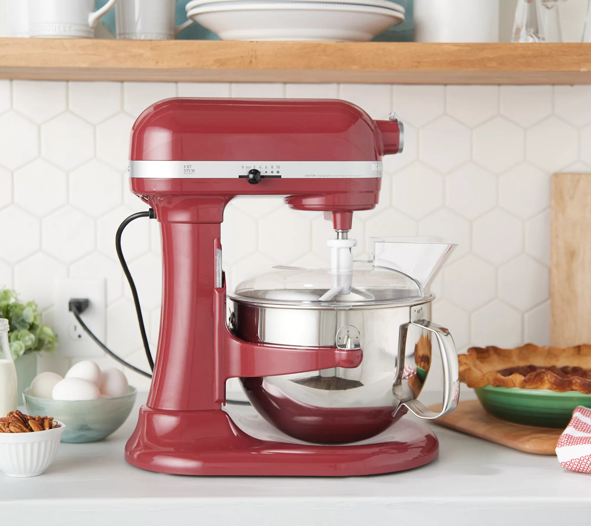 KitchenAid Pro 600 6-qt Bowl Lift Stand Mixer with Flex Edge - QVC.com | QVC