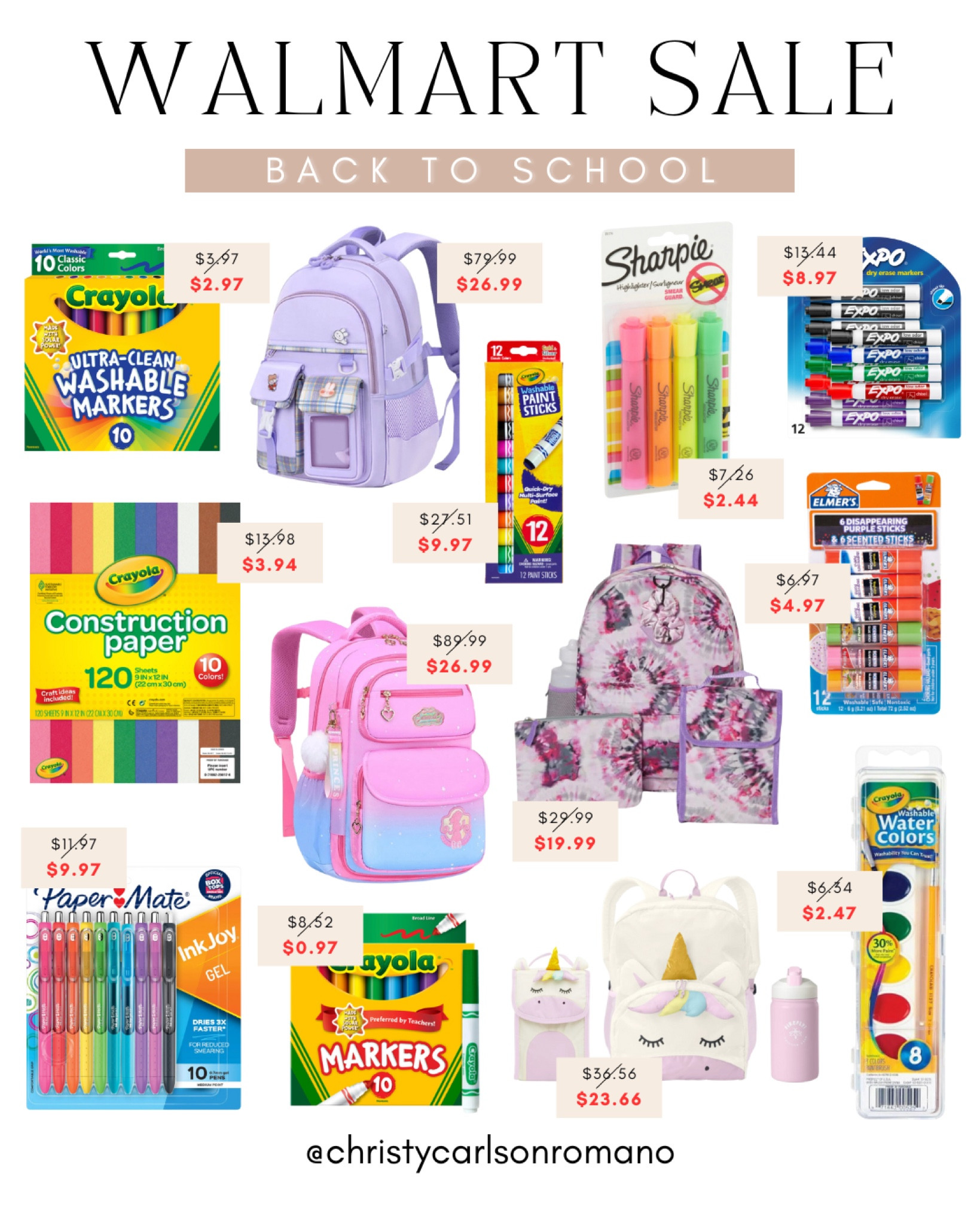 Calling all moms who are gearing up for the new school year! Back to school supplies are on sale at Walmart!
#summersale #affordablefinds #schoolessentials #backpackready

#LTKKids #LTKSummerSales #LTKFindsUnder50