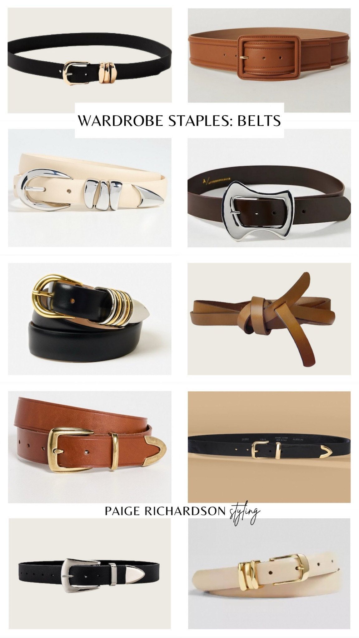 Wardrobe Staples: Belts
I love a good belt- so rounded up some favorites for you ! 


#LTKStyleTip #LTKFindsUnder100