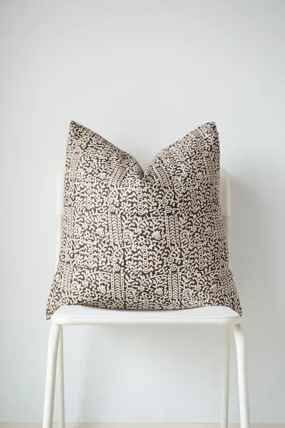 Block Print Pillow Cover - Etsy UK | Etsy (UK)