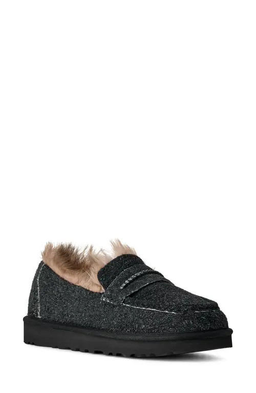 UGG(r) Ellis Wool Loafer in Black at Nordstrom, Size 8 | Nordstrom