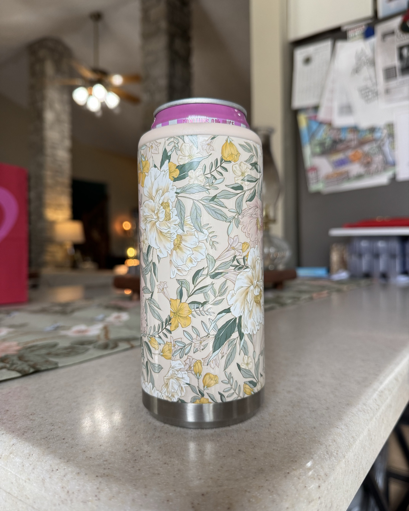 Obsessed with this can cooler from Amazon. I typically use it for my Alani, but love that it can fit a slim beer can, too! This exact print is no longer available, but lots of other pretty options! 

#LTKHome #LTKTravel #LTKmomlife