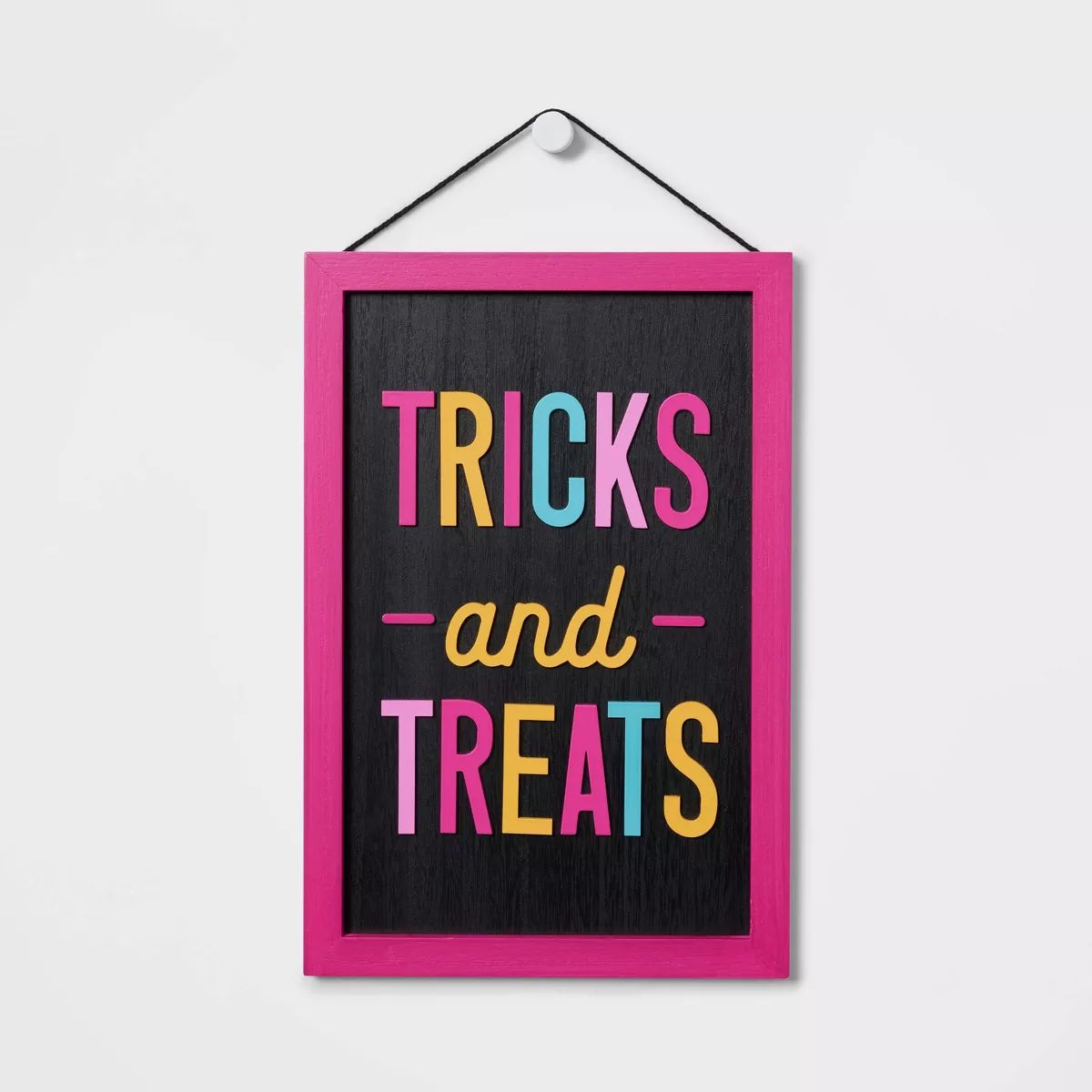 Night of the Vivid Dead Tricks and Treats Wood Halloween Wall Sign - Hyde & EEK! Boutique™ | Target