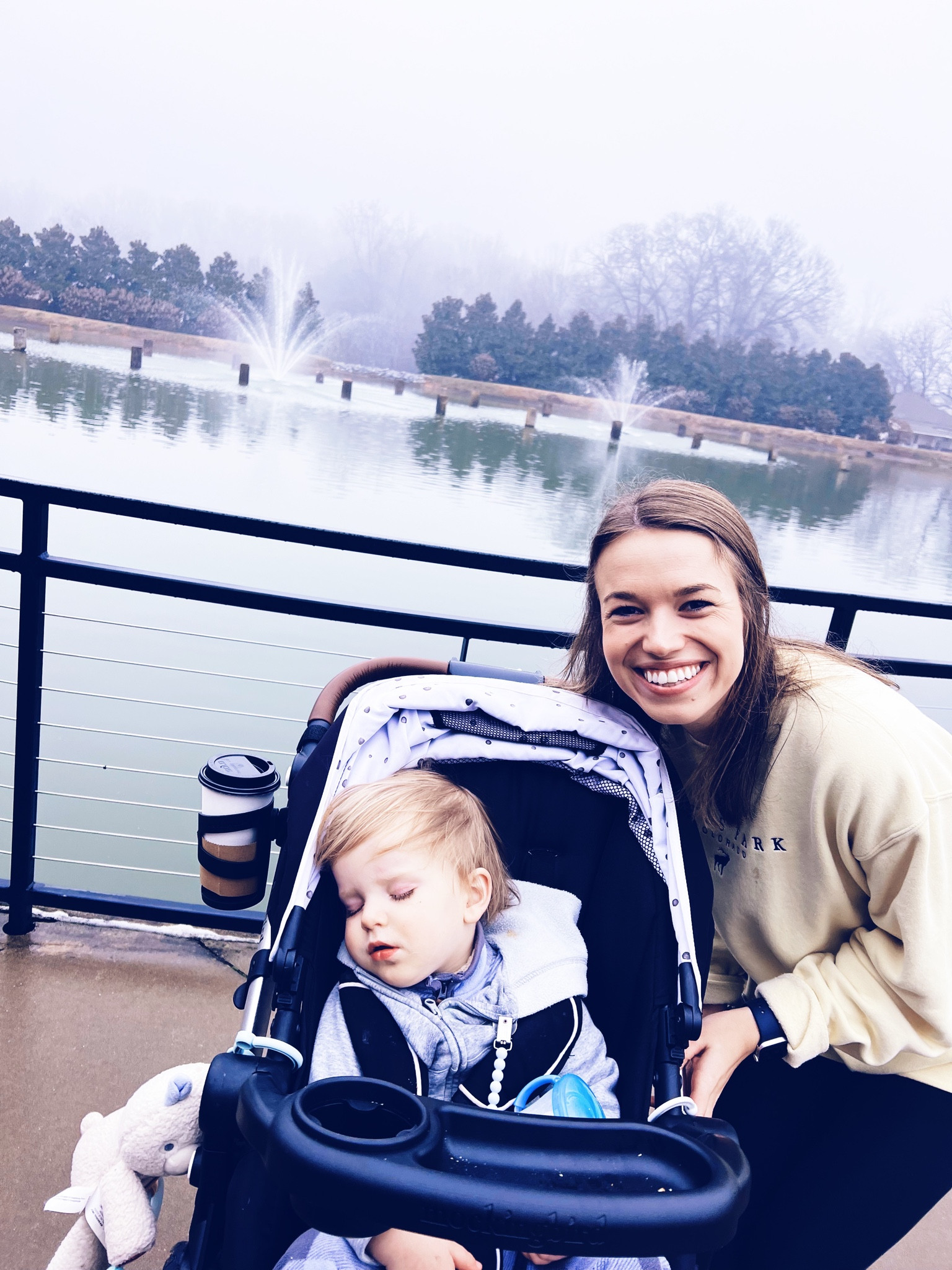 Sweet sleepy boy on our walk today with a new friend!! 🤍

#LTKSeasonal #LTKbaby #LTKfamily