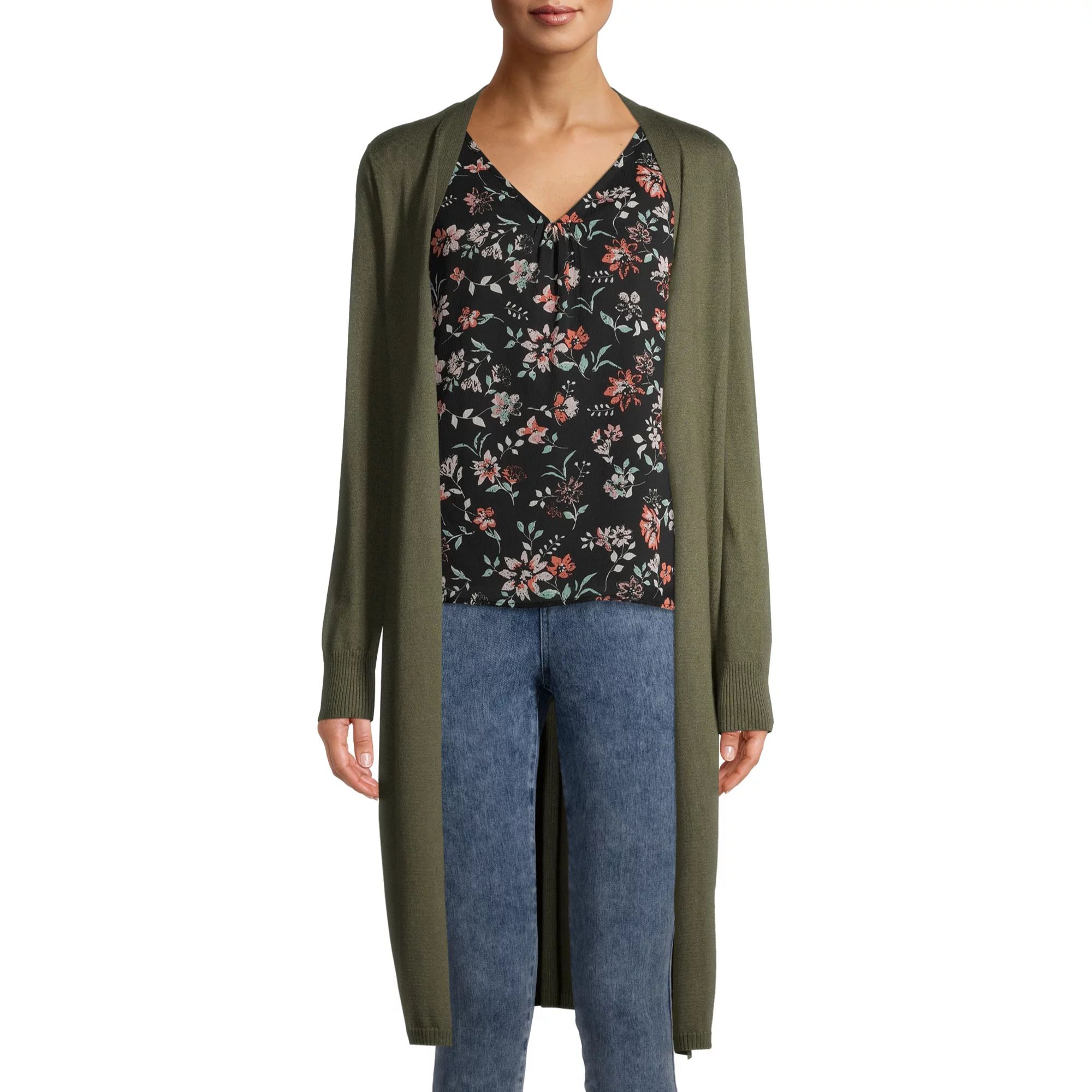 Time and Tru Women's Duster Cardigan | Walmart (US)