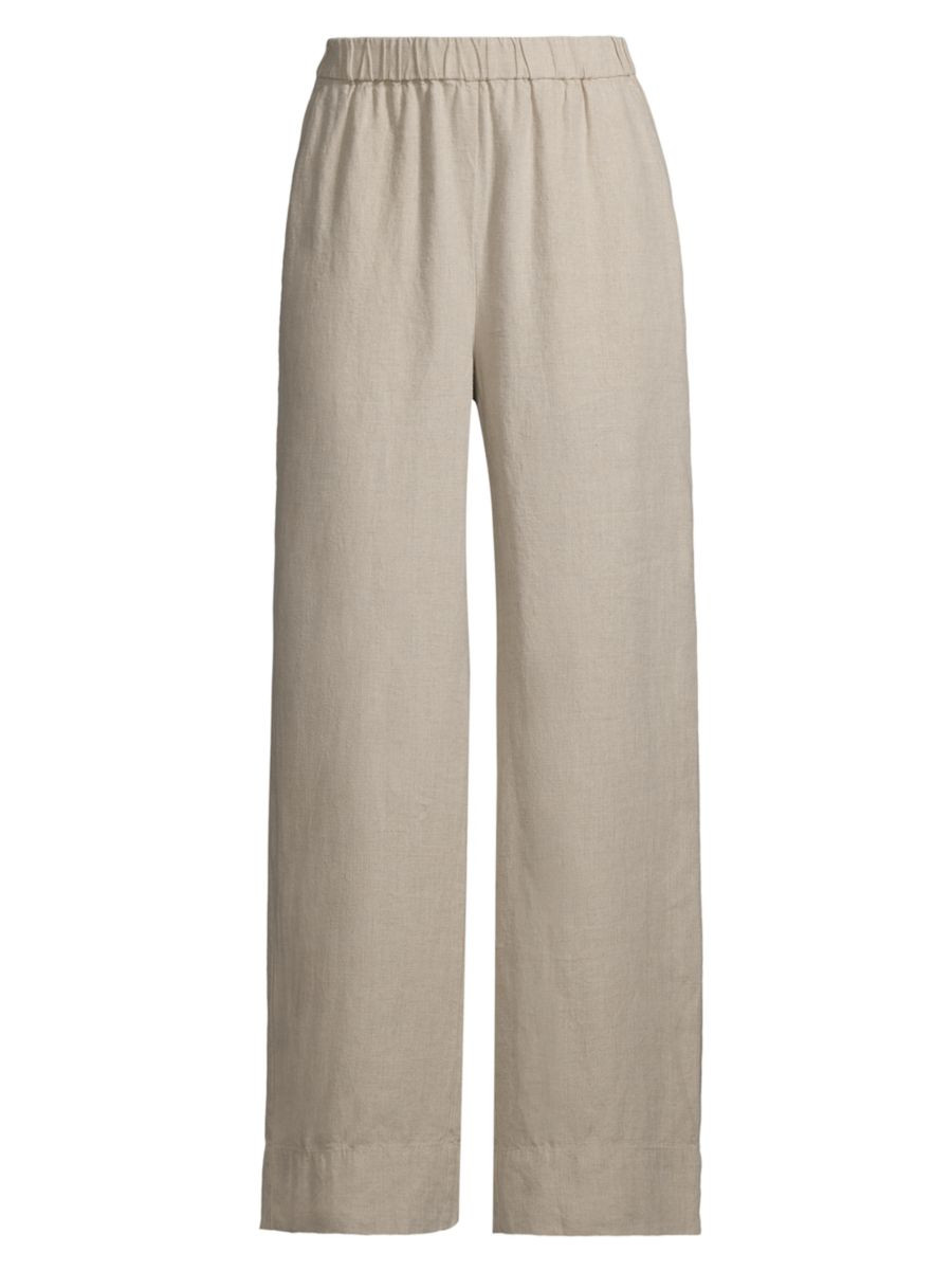 Wide-Leg Linen Pants | Saks Fifth Avenue