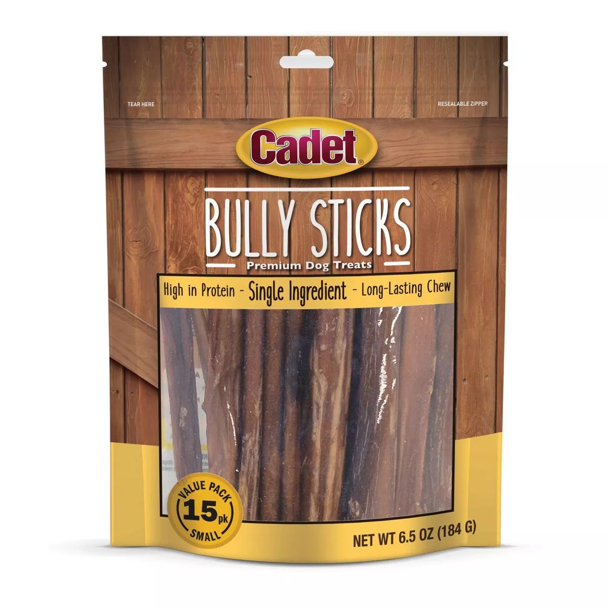 Cadet Small Bully Sticks 4-6" Beef Dog Treats | Target