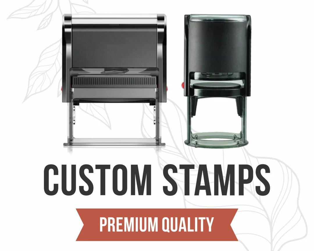 Custom Stamp 5 Ink Color We Will Make Any Image of Your - Etsy | Etsy (US)