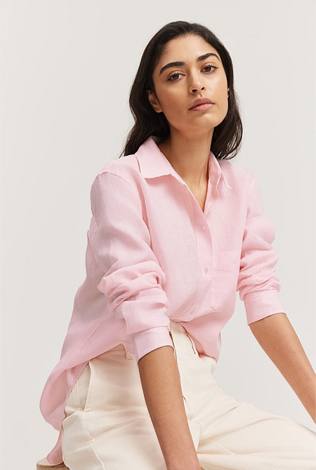 Organically Grown Linen Shirt | Country Road