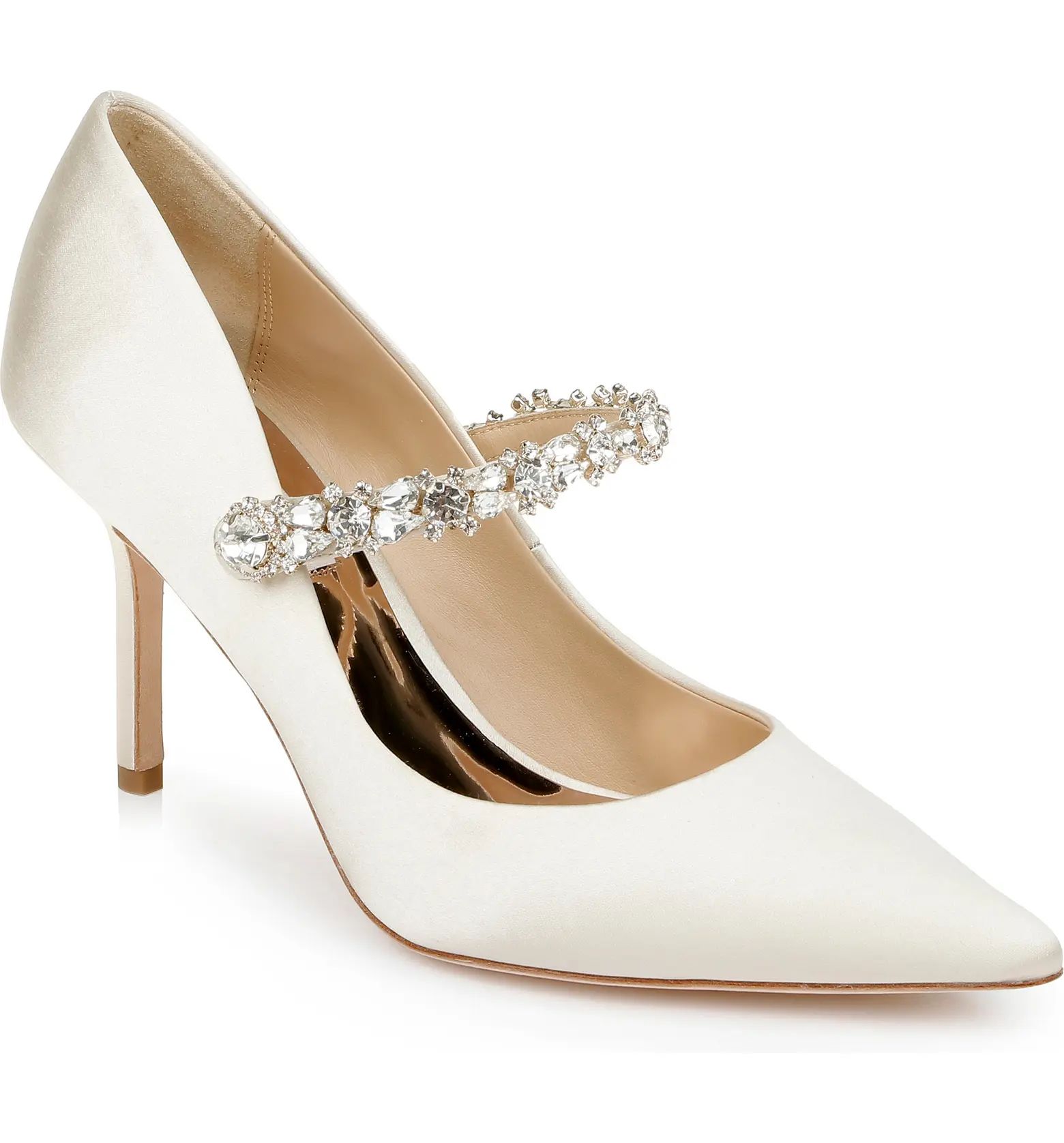 Badgley Mischka Collection Theory Crystal Strap Pump | Nordstrom | Nordstrom