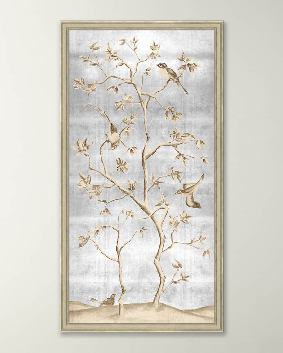 Wendover Art Group Silver Chinoiserie 2 Giclee | Neiman Marcus