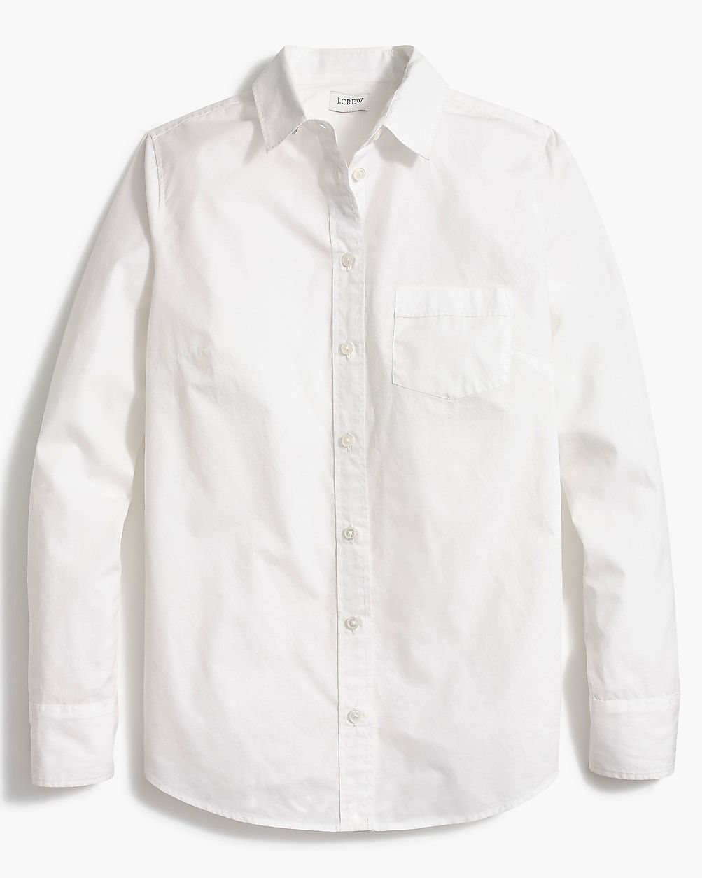 Button-up cotton poplin shirt in signature fit | J.Crew Factory