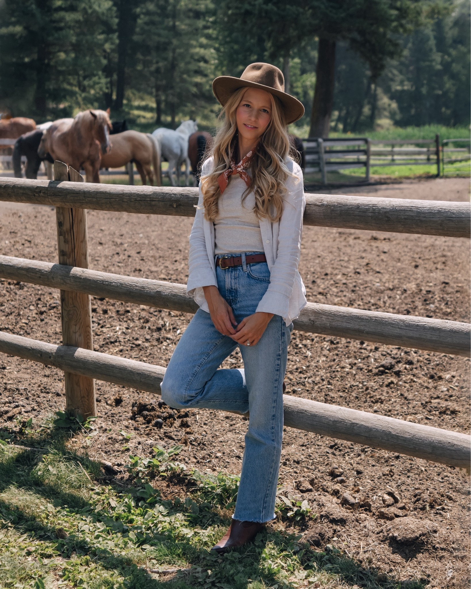 Country concert outfit, horseback riding outfit - pair Tevova’s Annie cowgirl boots with your favorite denim, a tank, your favorite button down and a good hat.

Tie a handkerchief around your neck for some added flair. Love these Tecova boots, they fit tts and this Stetson hat is crushable and packable for travel.

Country concert, horseback riding, Montana outfit, Wyoming outfit, western style, classic, timeless, neutrals, Stetson, cowboy boots, classic western, easy concert outfit, summer outfit, festival outfit,
Nashville outfit, cowgirl aesthetic, country aesthetic, j crew, gap, Abercrombie

#LTKFindsUnder100 #LTKStyleTip #LTKFindsUnder50