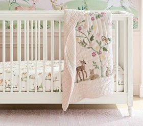 AERIN Fawn Baby Quilt | Pottery Barn Kids