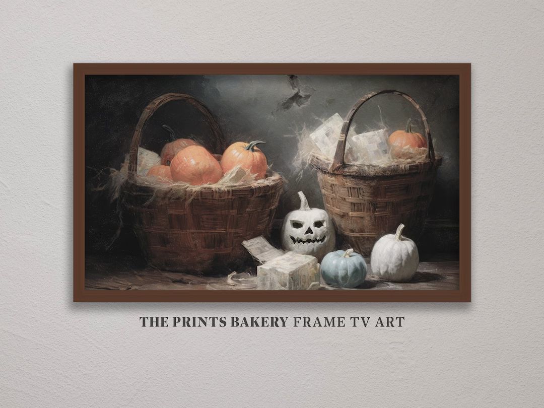 Samsung FRAME TV ART Vintage Spooky Still Life Painting - Etsy | Etsy (US)