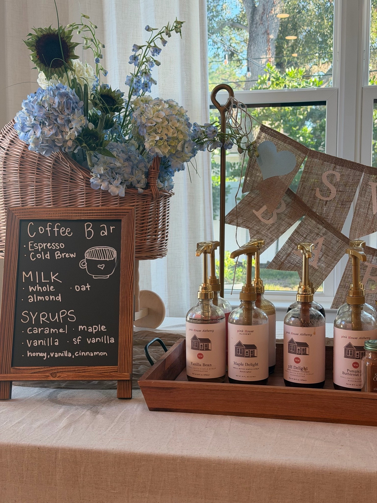 baby shower coffee bar ideas