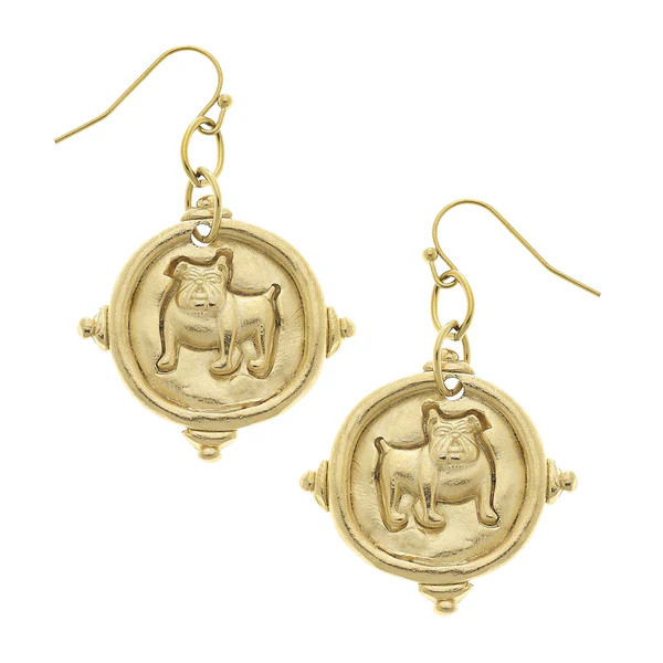 Bulldog Earrings | Susan Shaw