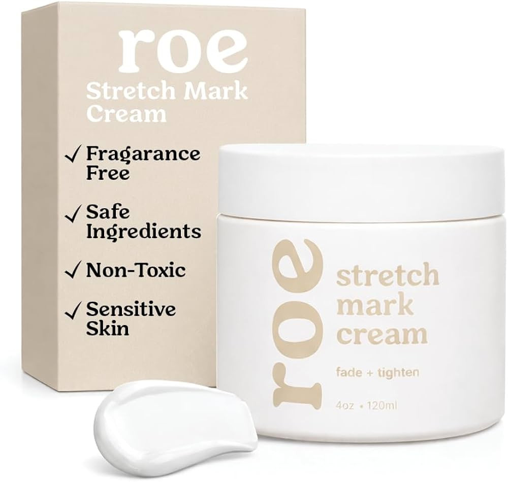 Roe Wellness- Stretch Mark Cream for Pregnancy & Prevention | Great For Moms W/ Sensitive Skin | ... | Amazon (US)