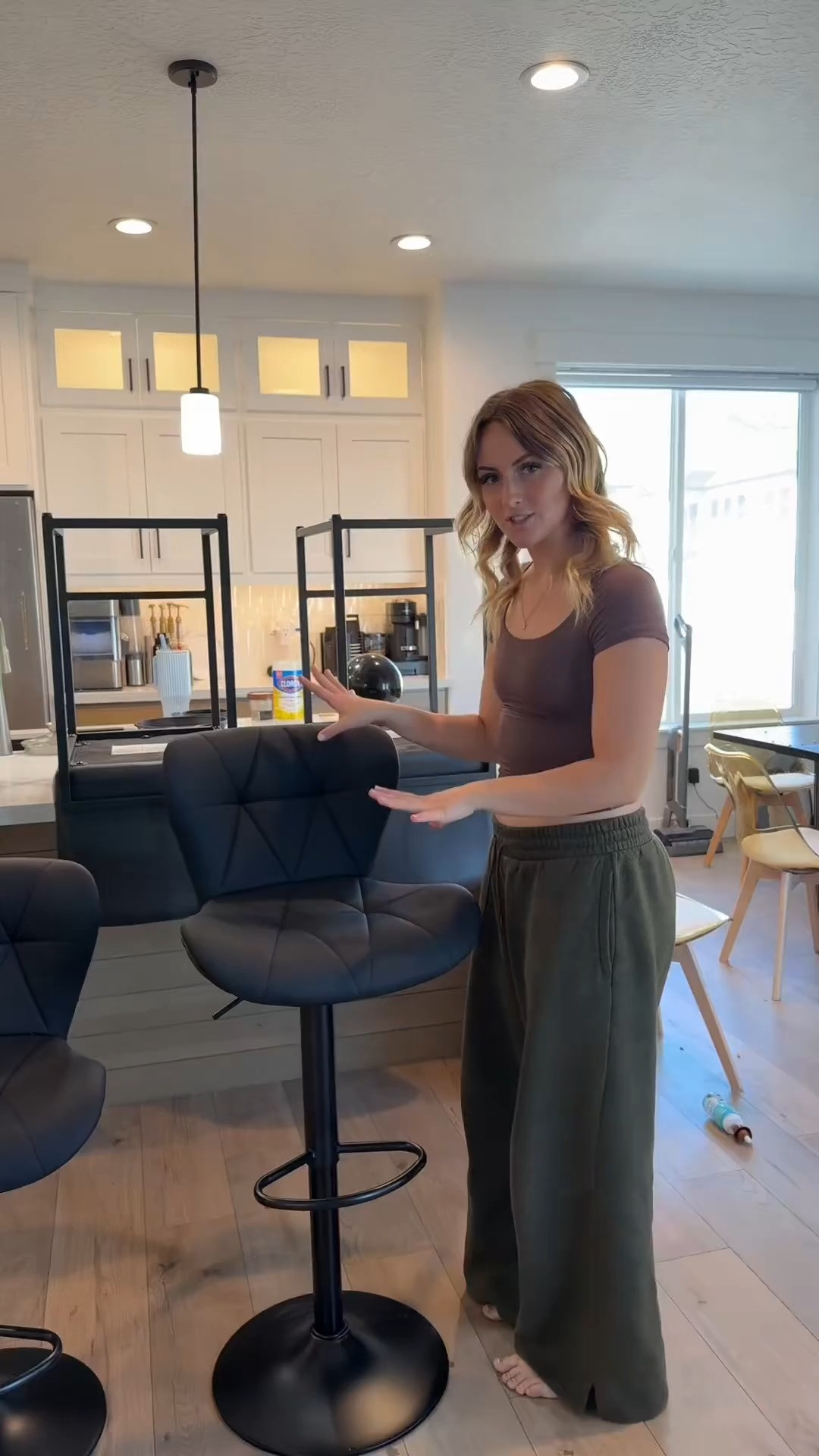 Sweetcrispy Modern Bar Stools Set of 2  

 #LTKFestival #LTKU #LTKHome