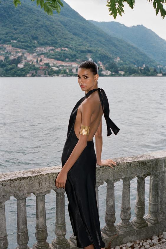 HALTER MIDI DRESS | Zara US