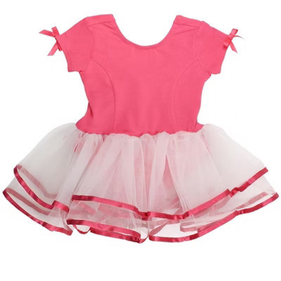 RuffleButts Girls Signature Tutu Leotard - Hot Pink, 2T | Target