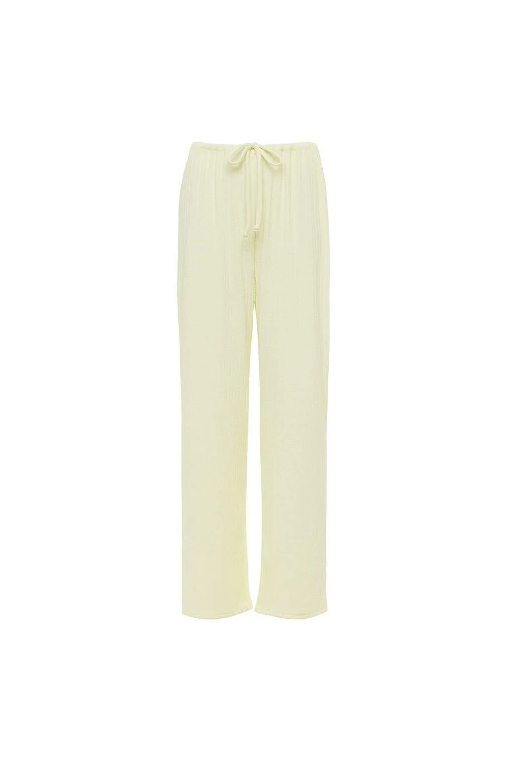 Buttercream Rib Drawstring Pant | Montce