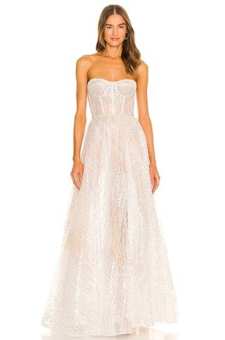 Bronx and Banco Mademoiselle Bridal Gown in White from Revolve.com | Revolve Clothing (Global)