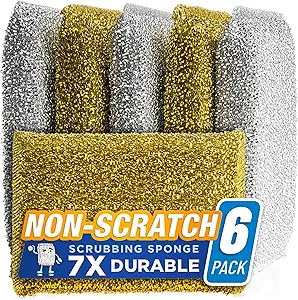 SPONGENATOR Kitchen Scrubbing Sponges - Heavy Duty Non-Scratch Scrubbing Cleaner Sponges in 2 Col... | Amazon (US)