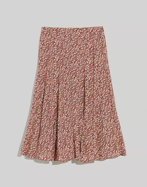 Seamed Midi Skirt in Cottage Garden | Madewell