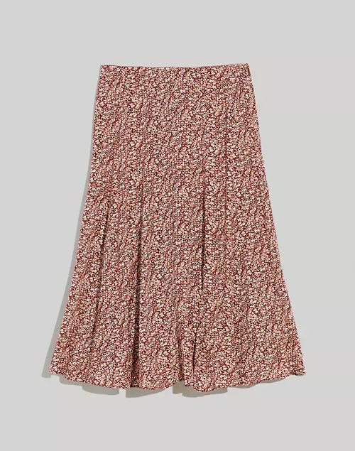 Seamed Midi Skirt in Cottage Garden | Madewell