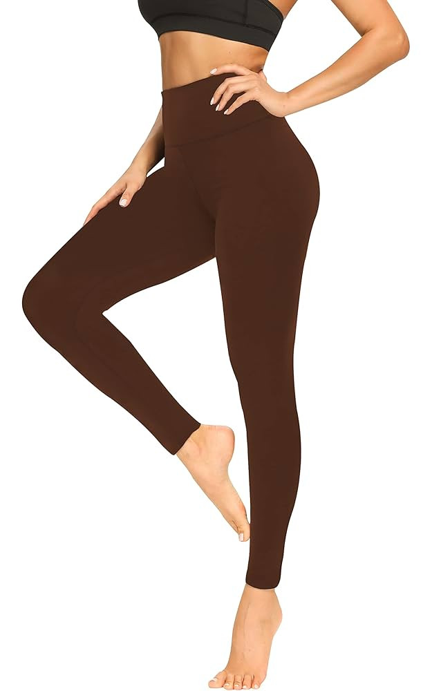 FULLSOFT Buttery Soft Leggings for Women - High Waisted Tummy Control No See Through Workout Yoga... | Amazon (US)