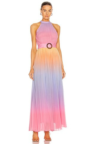 Emi Halter Neck Maxi Dress | FWRD 