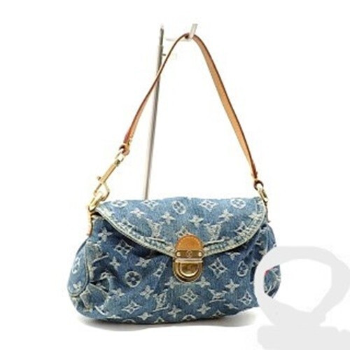 LOUIS VUITTON Mini Pleaty Monogram Shoulder Bag Denim Blue M95050 CA0036  | eBay | eBay US