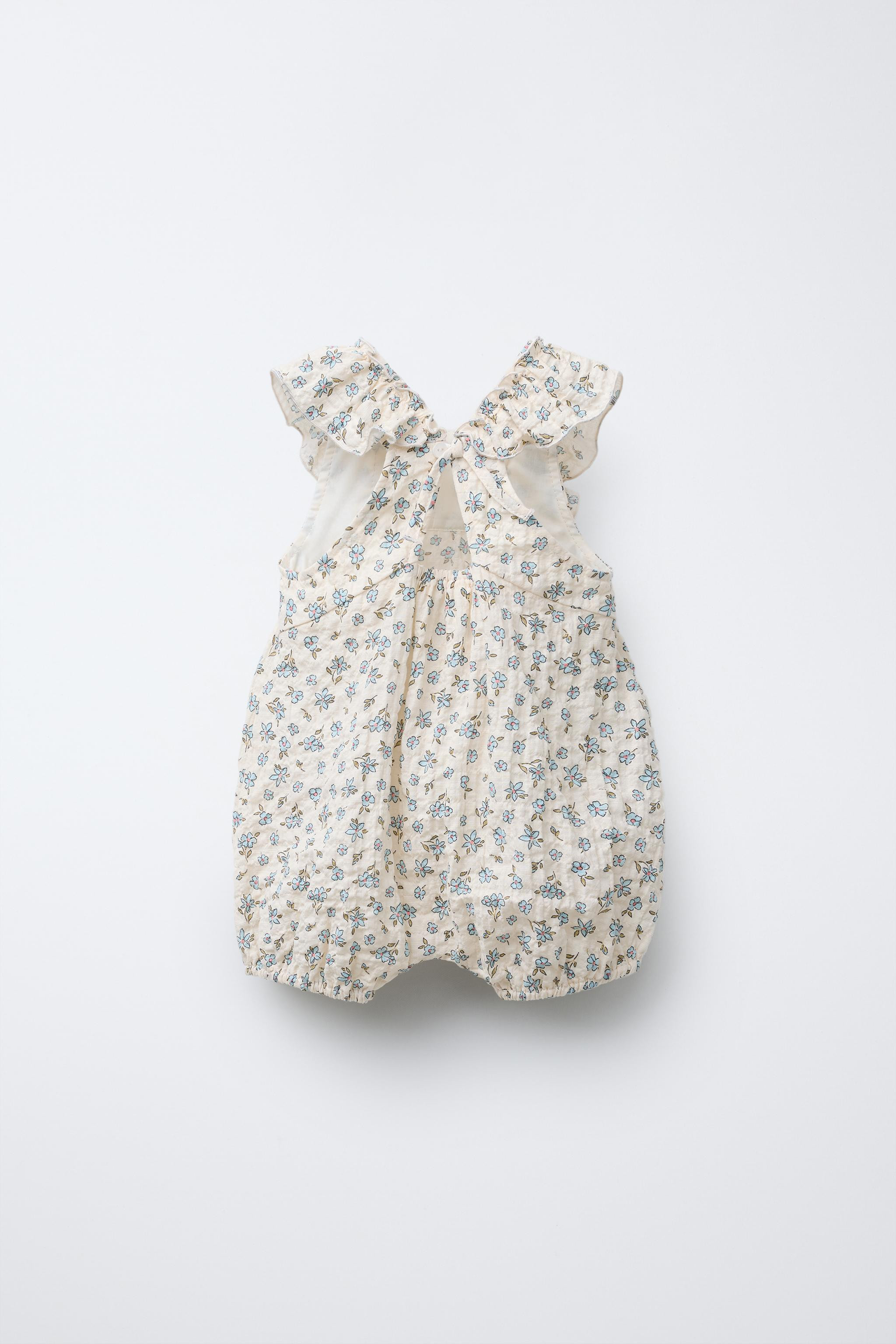 FLORAL PRINT ROMPER | Zara US