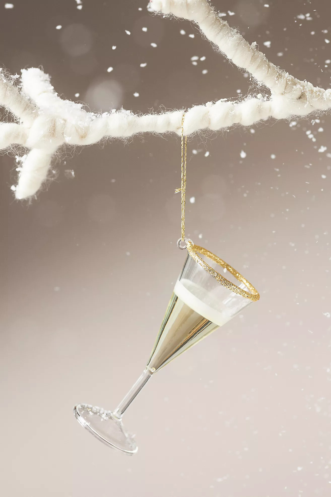Champagne Glass Ornament | Anthropologie (US)
