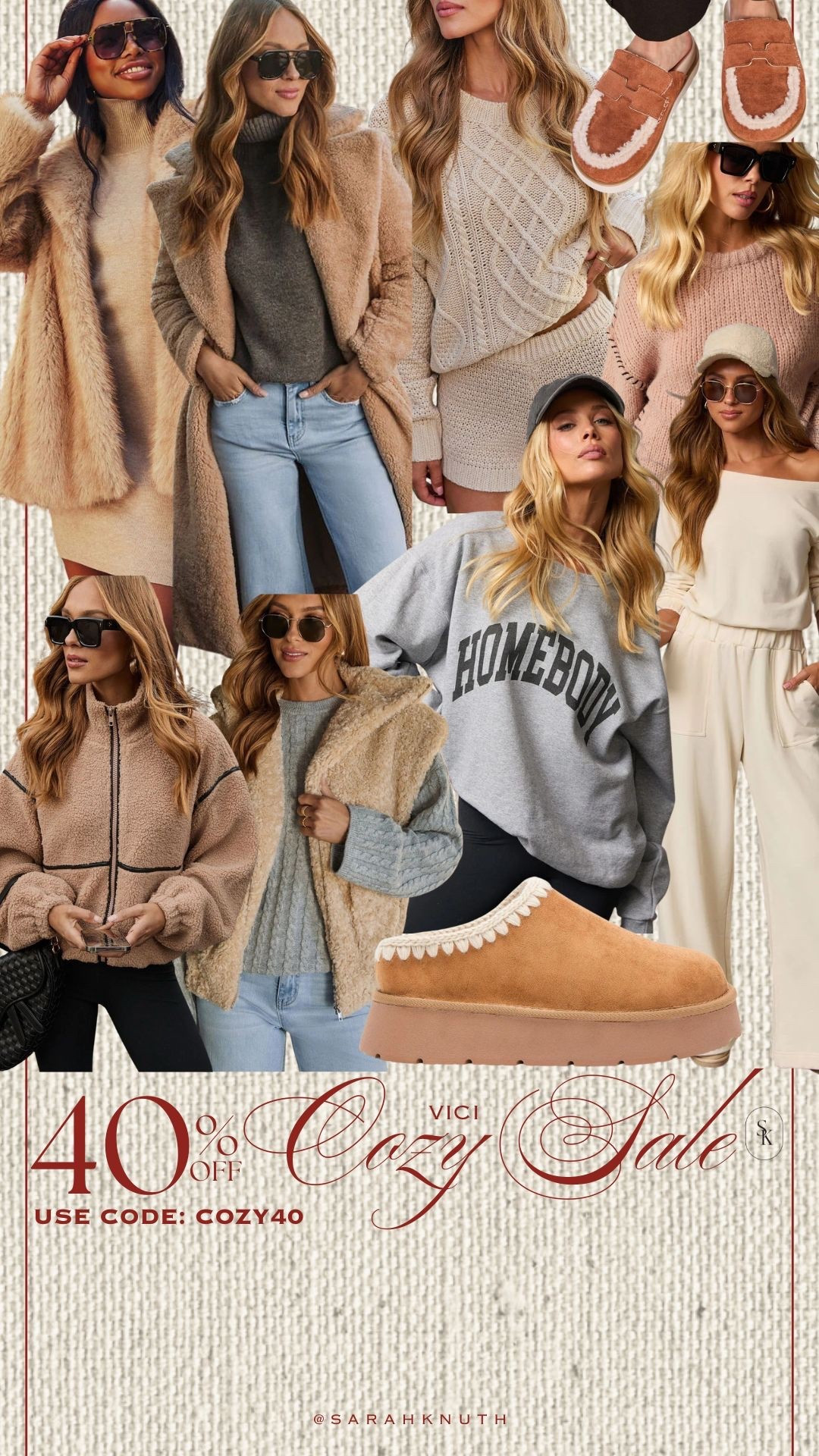 Use code COZY40 for 40% off cozy sale at Vici!

#LTKSaleAlert #LTKFindsUnder100 #LTKFindsUnder50