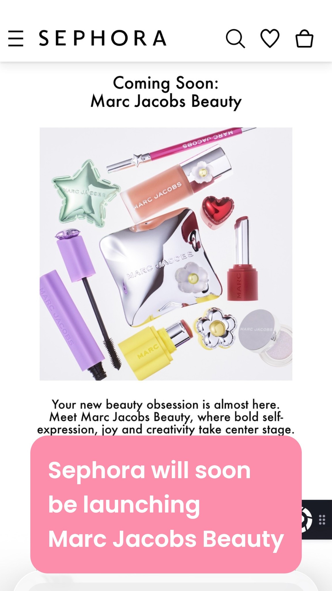Sephora X Marc Jacobs Beauty

Sephora UK @Sephora will soon be launching Marc Jacobs Beauty! Head over to the Sephora website to sign up to the wait list 🫶🏻 @Sephora UK 

#sephora #sephorauk #newlaunch #marcjacobsbeauty #sephoranewlaunch

#LTKuk #LTKeurope #LTKbeauty