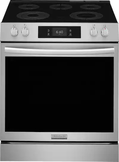 Frigidaire - Gallery 6.2 Cu. Ft. Slide-In Electric Range with Stone-Baked Pizza and 15+ Ways to C... | Best Buy U.S.