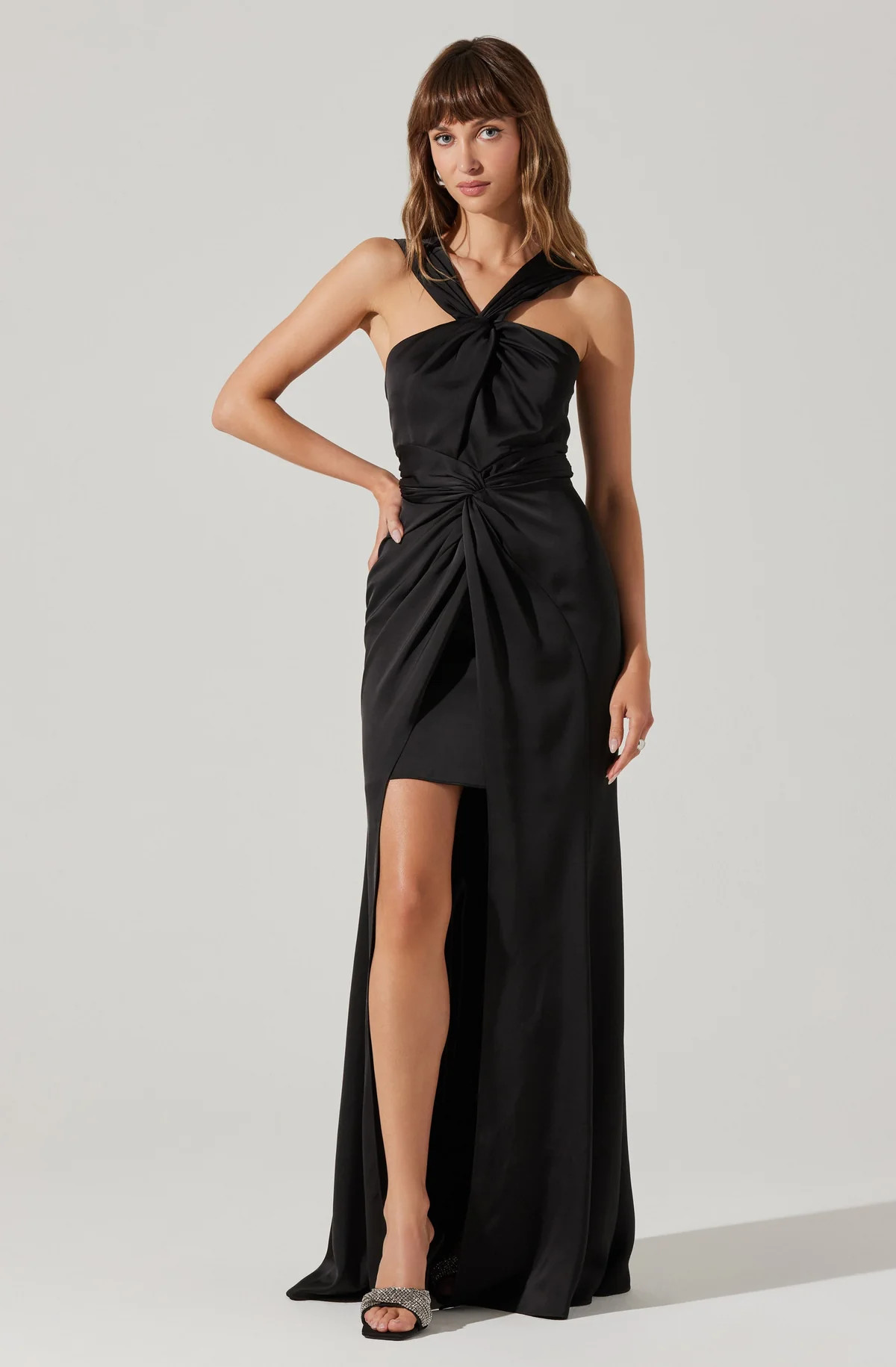 Georgiana Halter Neck Maxi Dress | ASTR The Label (US)