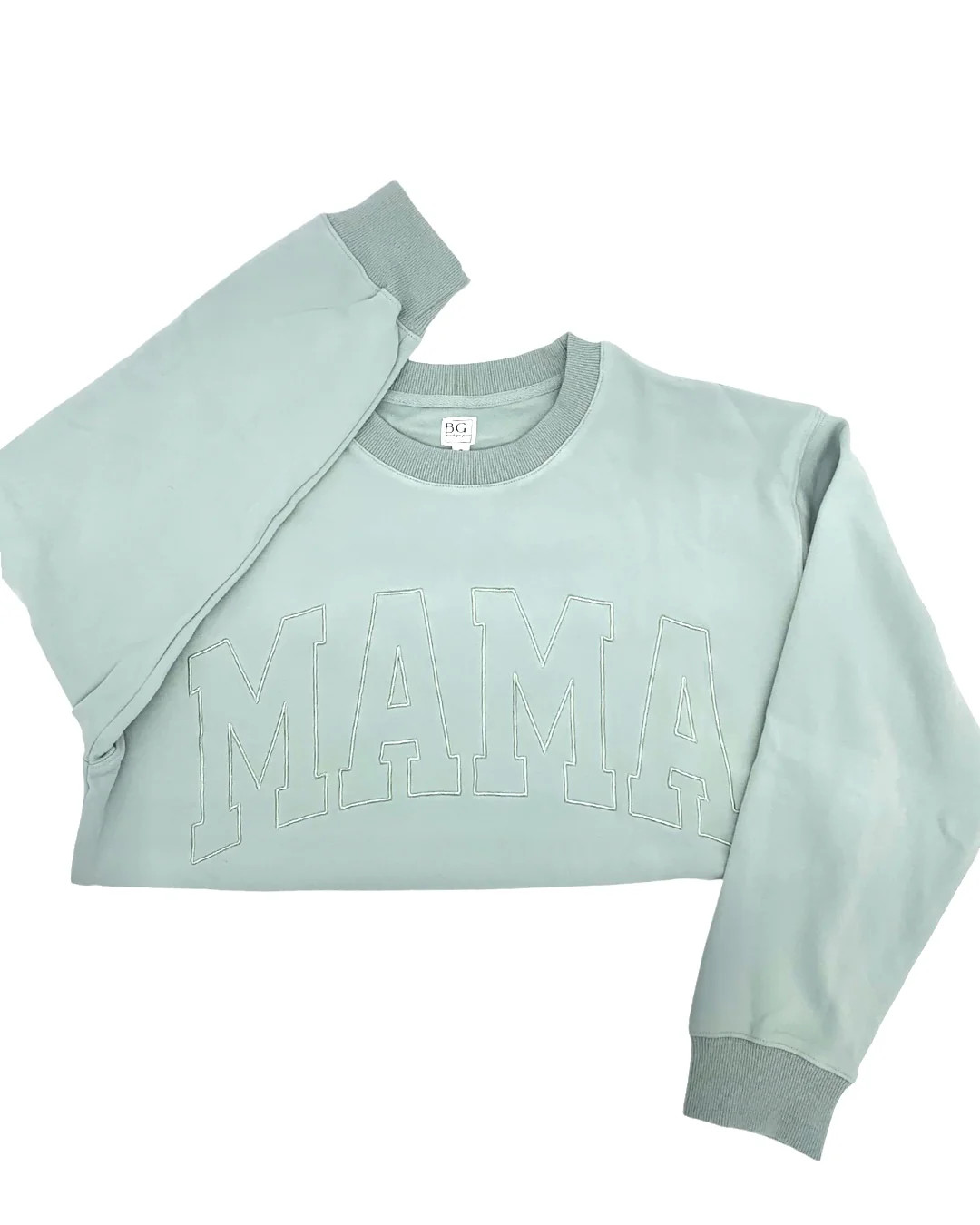 MAMA Drop Shoulder Crew - SEA GLASS | Brooklyn Grace