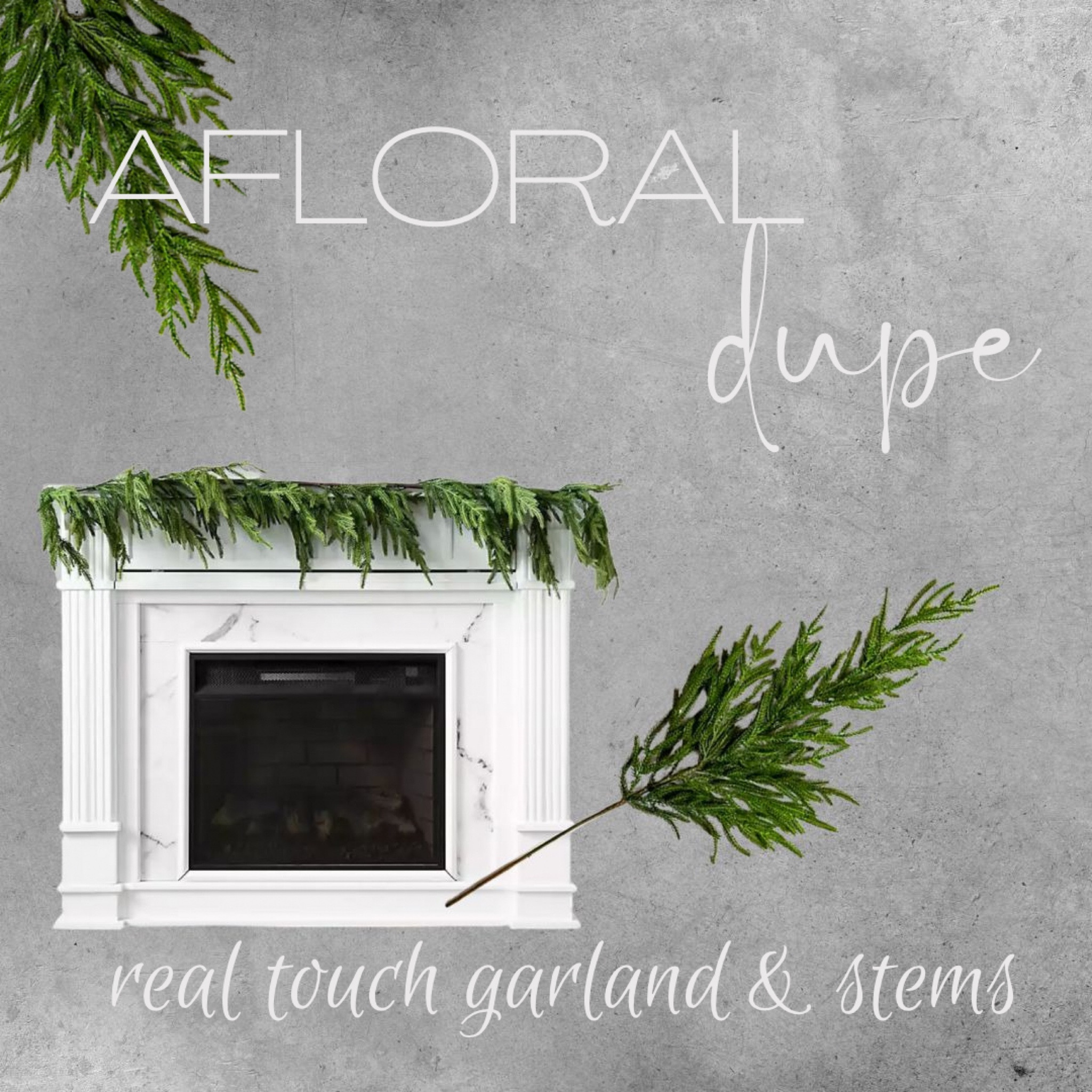 If you love Afloral and you’re looking for a real touch cedar garland Dupe, This Is It! 

Cedar garland, Christmas, holiday, seasonal decor, faux stems 

#LTKstyletip #LTKSeasonal #LTKHoliday