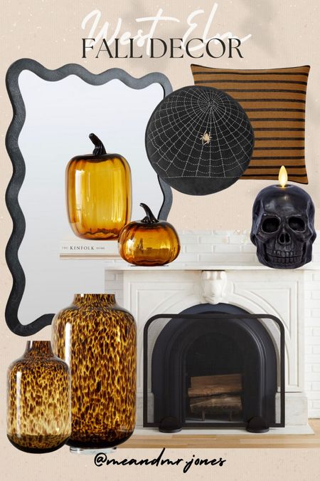 West elm fall decor and some Halloween decor! The frameless candle is so cool!!! #meandmrjones 

#LTKunder50 #LTKhome #LTKunder100